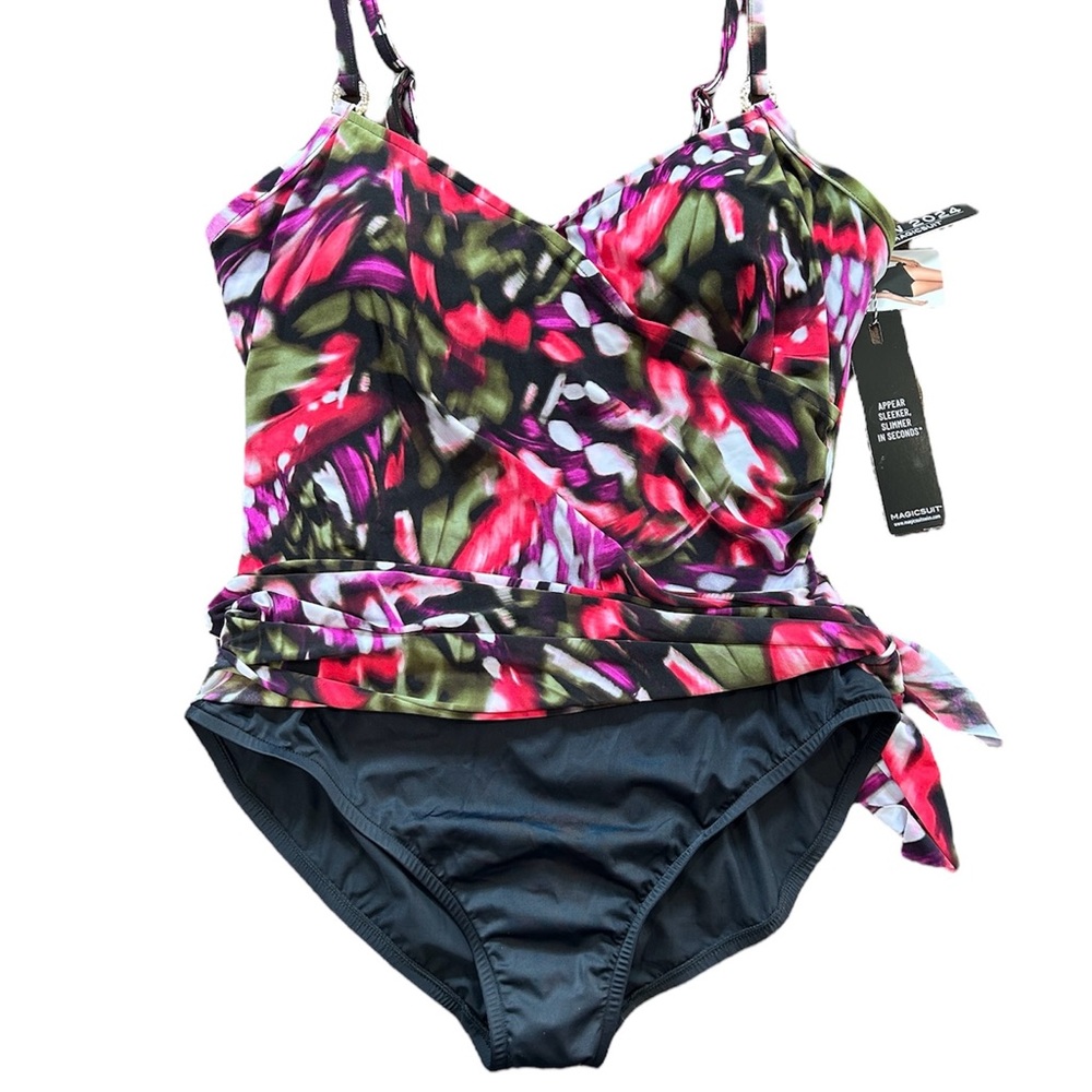 Miraclesuit Magicsuit women’s Willow One Piece Swimsuit 14 multicolored NWT